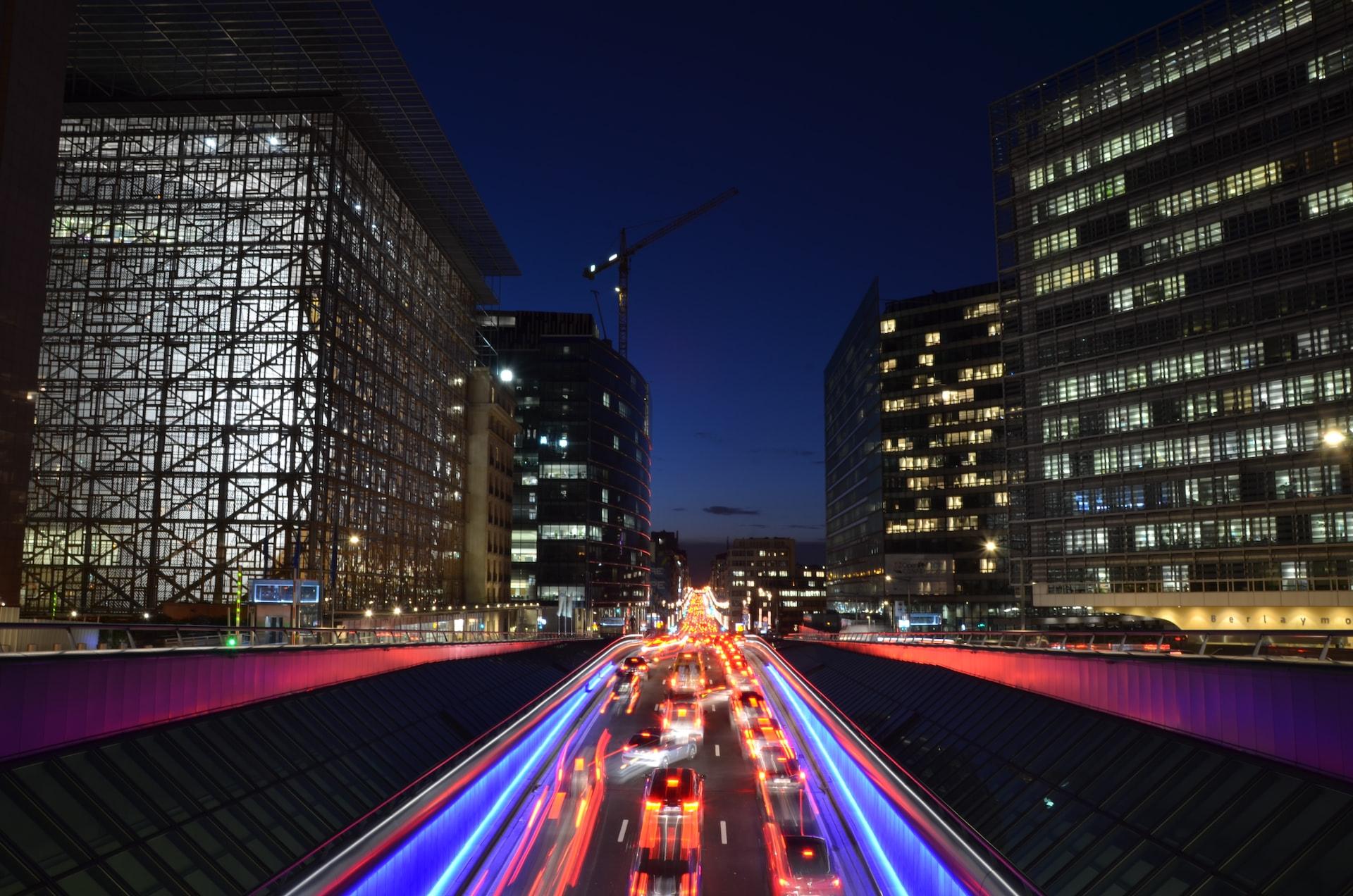 Brussels by night